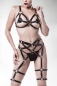 Preview: GREY VELVET 3-part Harness Set