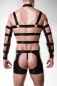 Preview: GREY VELVET Harness Set MEN
