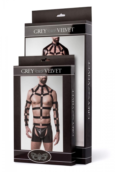 GREY VELVET Harness Set MEN